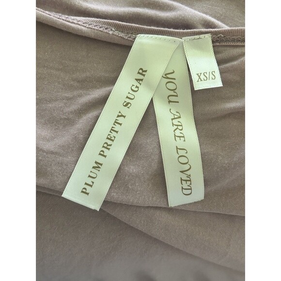 Plum Pretty Sugar Bride/Bridesmaid Robe Hibiscus Sweetheart GRWM Size Small/XS - Picture 6 of 7